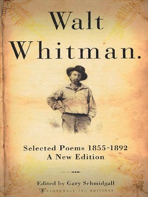 cover image of Walt Whitman: Selected Poems 1855-1892